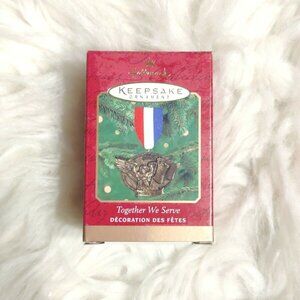 Hallmark Keepsake Ornament 2000 Together We Serve Neo Williams 4X3 Armed Service